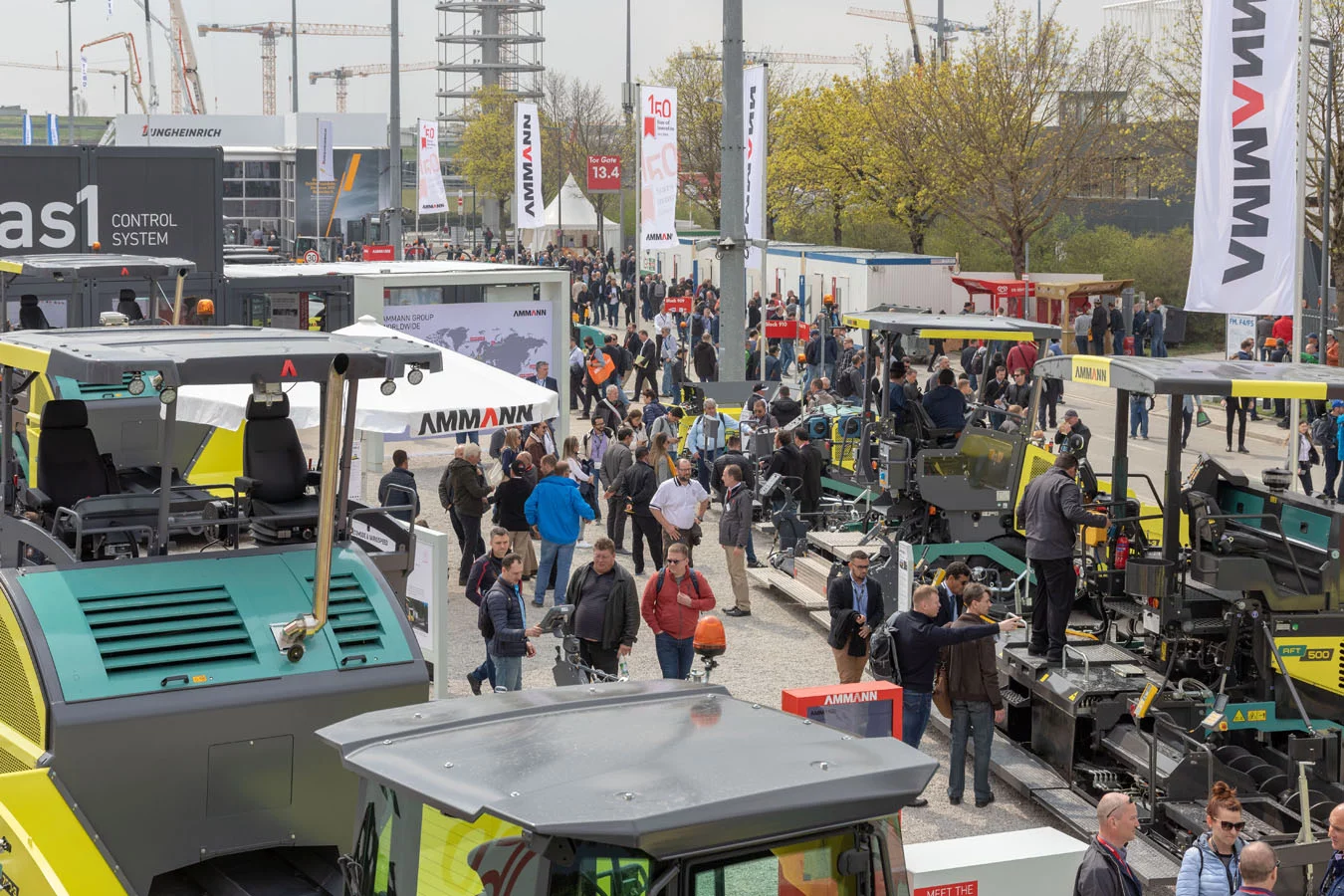 Ammann s’adapte aux mutations d’une industrie en pleine transformation au salon Bauma 2022