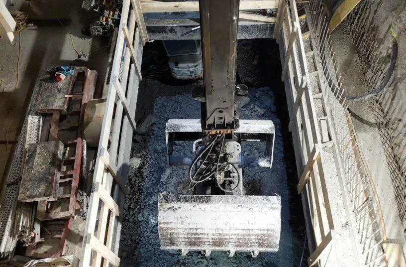 Hitachi ZX350LC-7 CTA est idéale pour un projet d'infrastructure autrichien