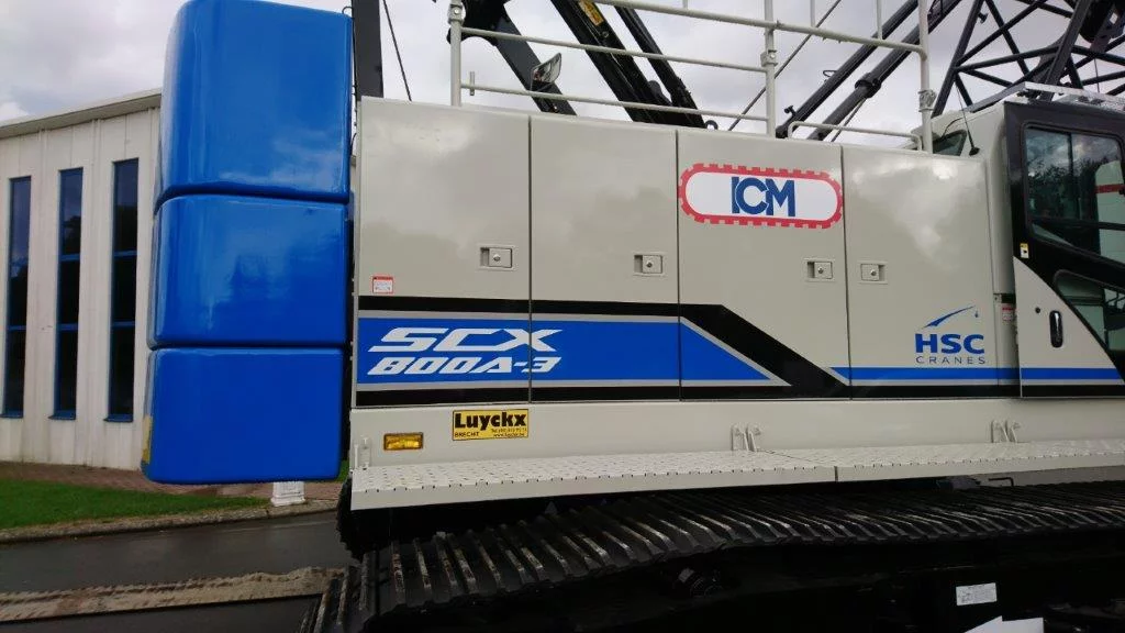 Grue à cable 80 tonnes pour ICM