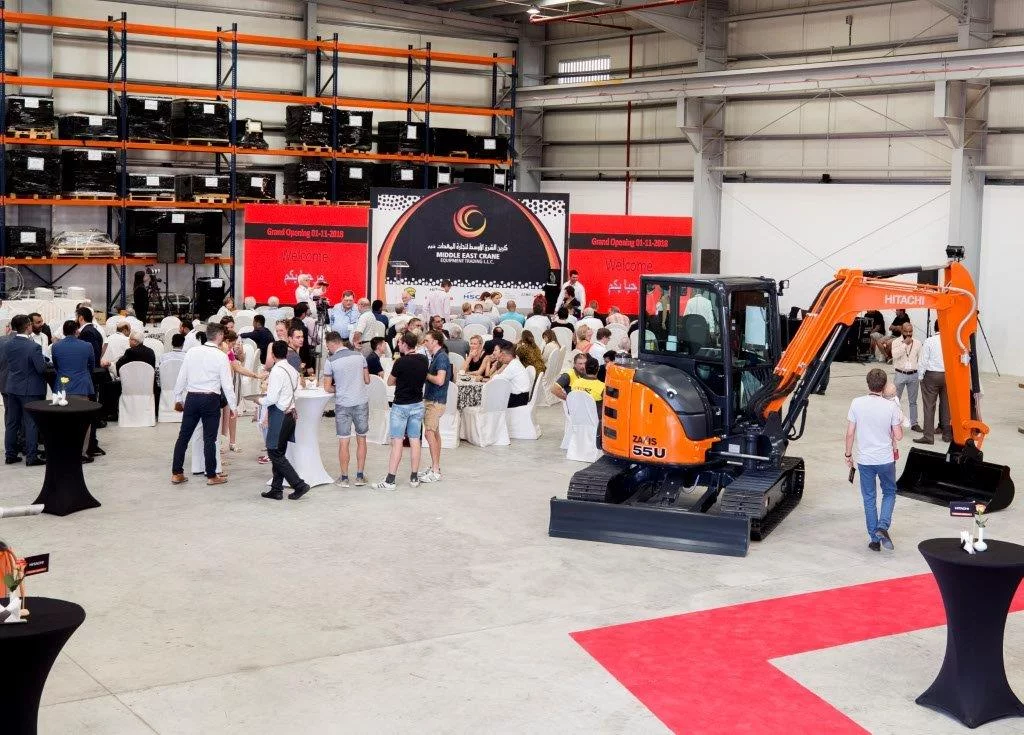 OUVERTURE  des nouvelles infrastructures Middle East Crane