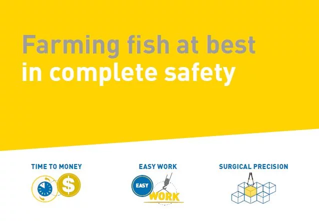 Une nouvelle grue "Marine" pour l'aquaculture et la pisciculture