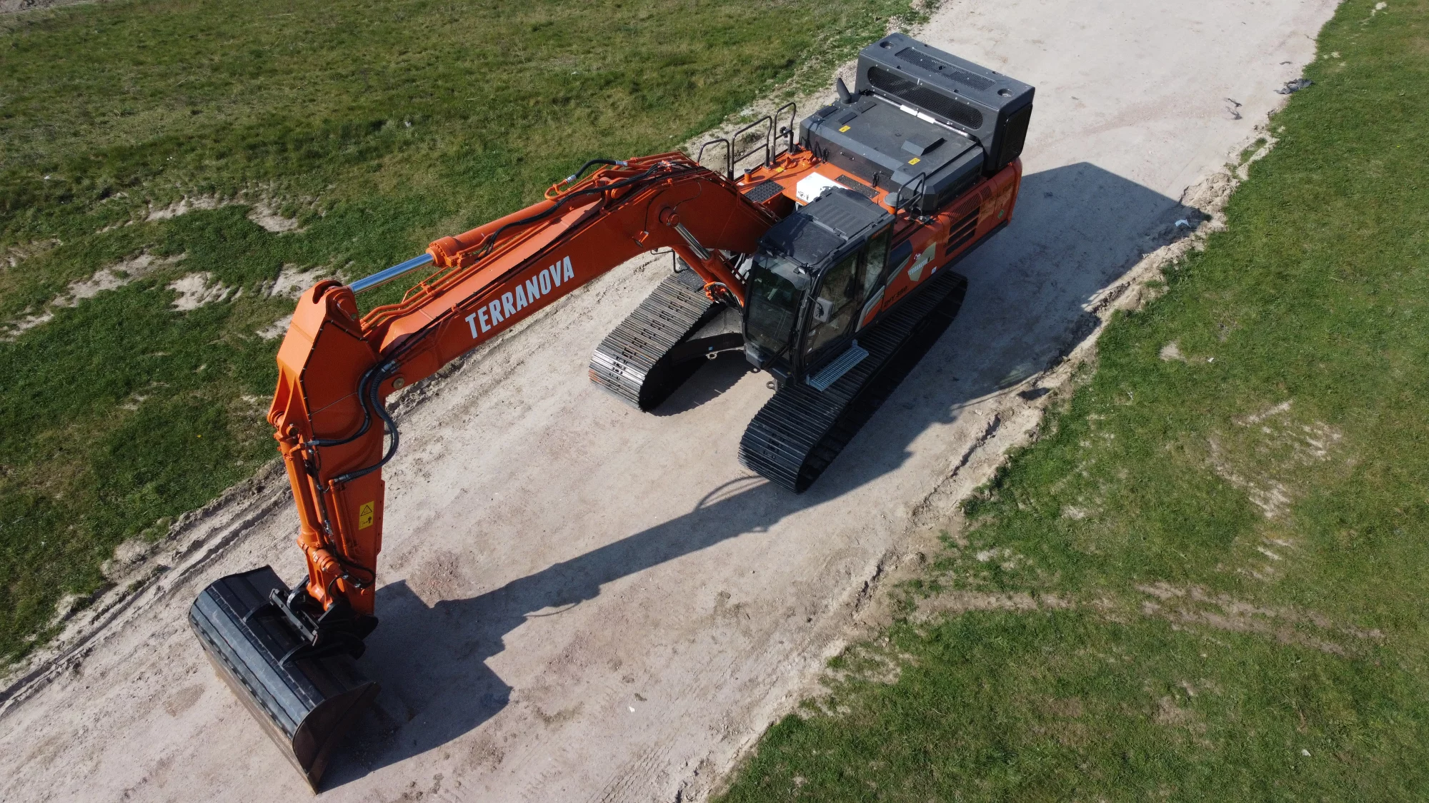 Excavatrice à hydrogène en phase de test Terranova