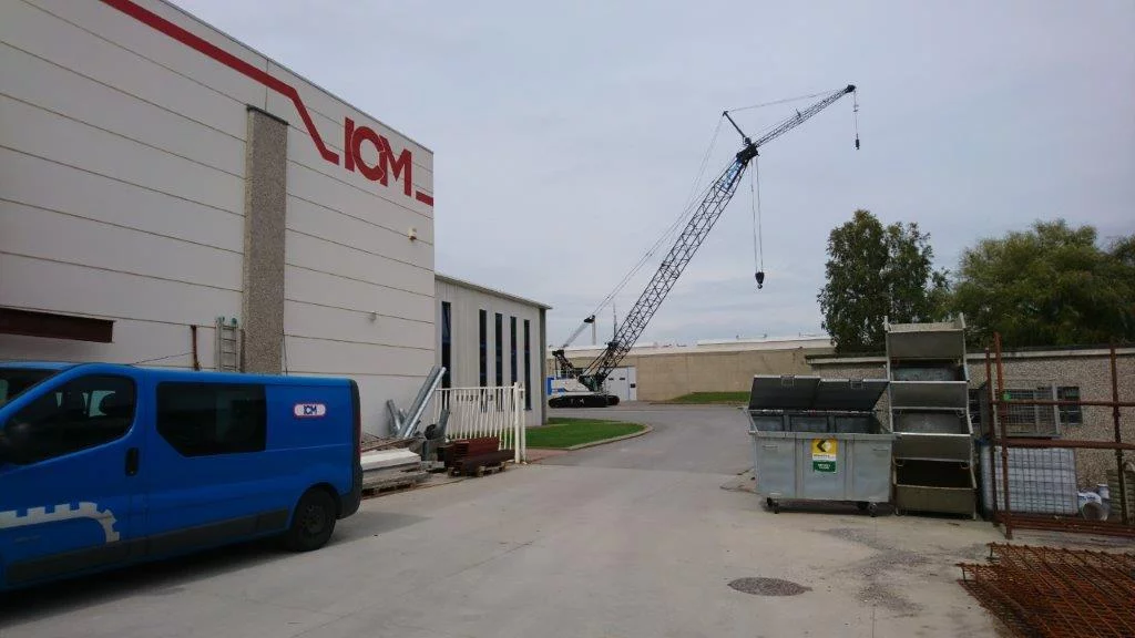 Grue à cable 80 tonnes pour ICM