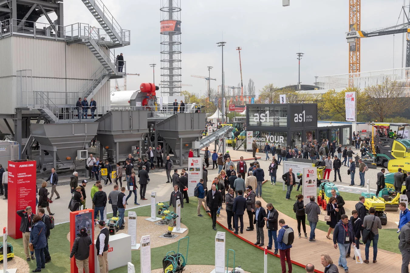 Ammann s’adapte aux mutations d’une industrie en pleine transformation au salon Bauma 2022