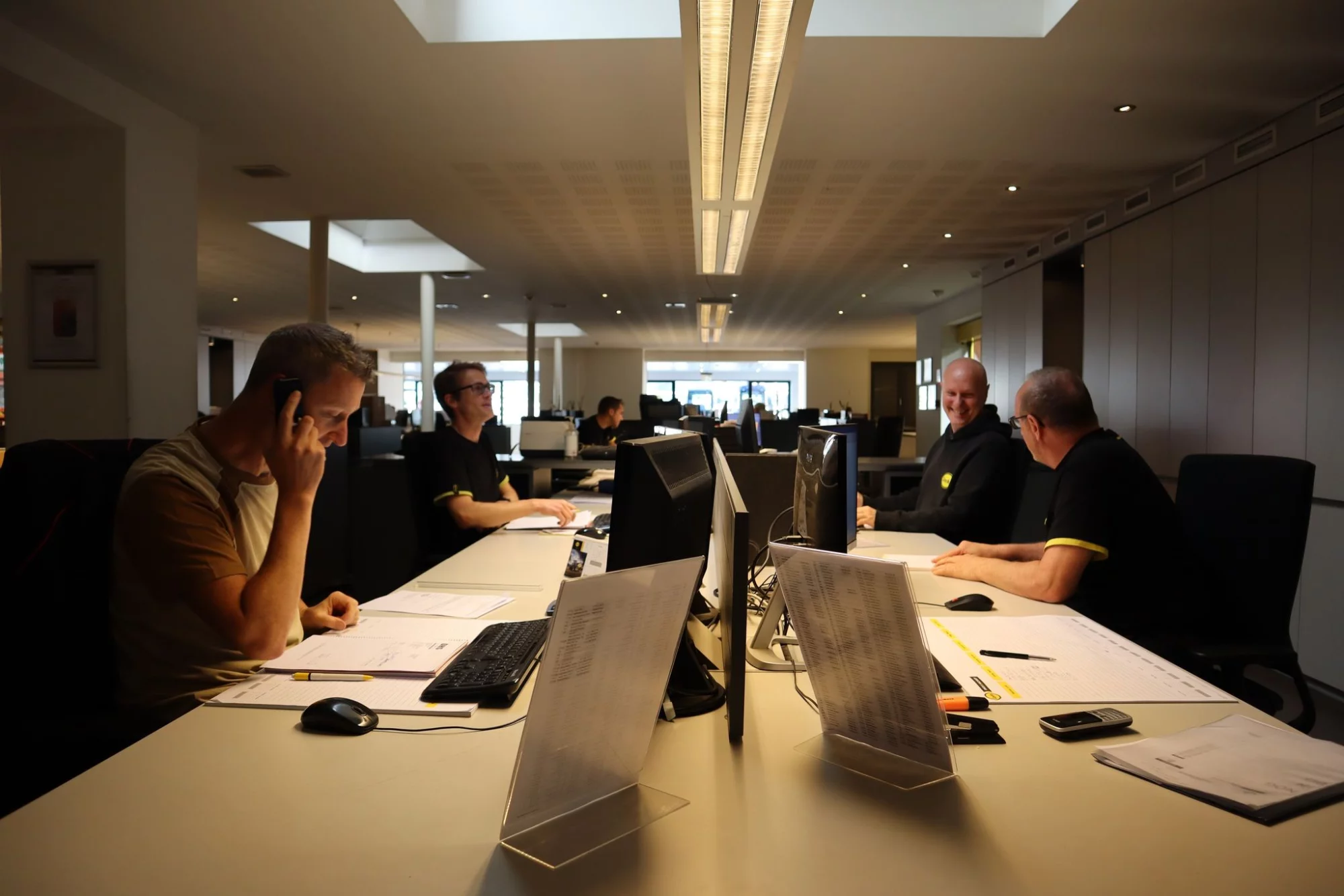 L'exploitation de l'entrepôt en photo