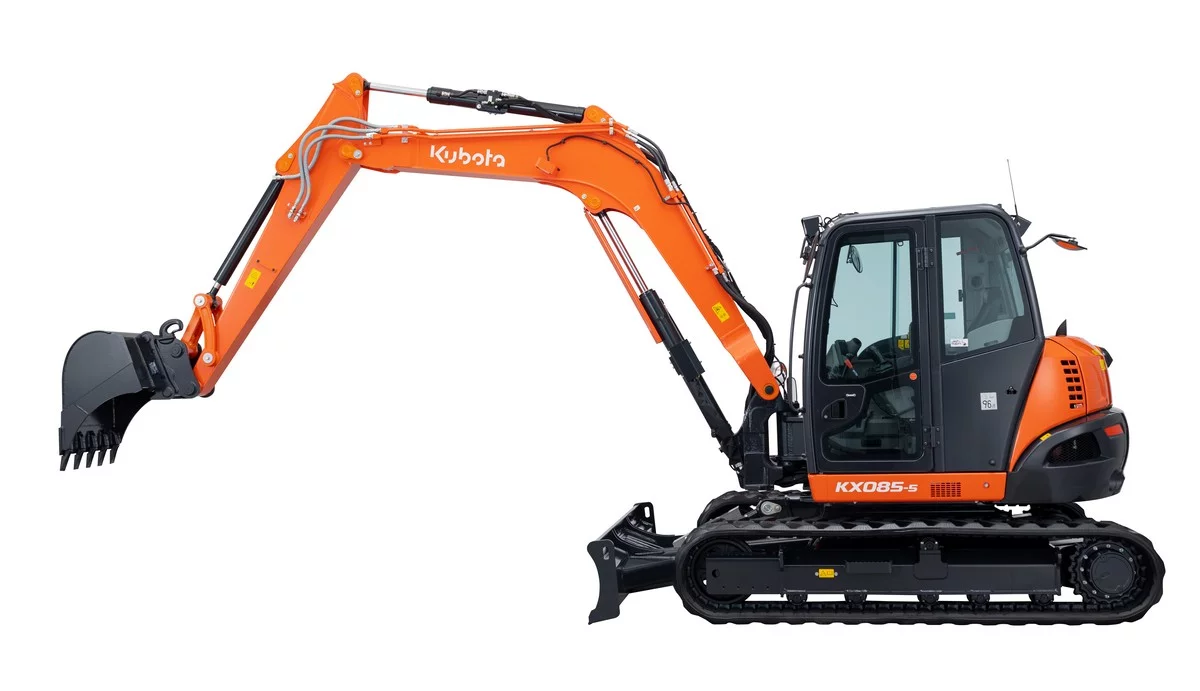 Kubota lance une midi-pelle de 8 tonnes de nouvelle génération