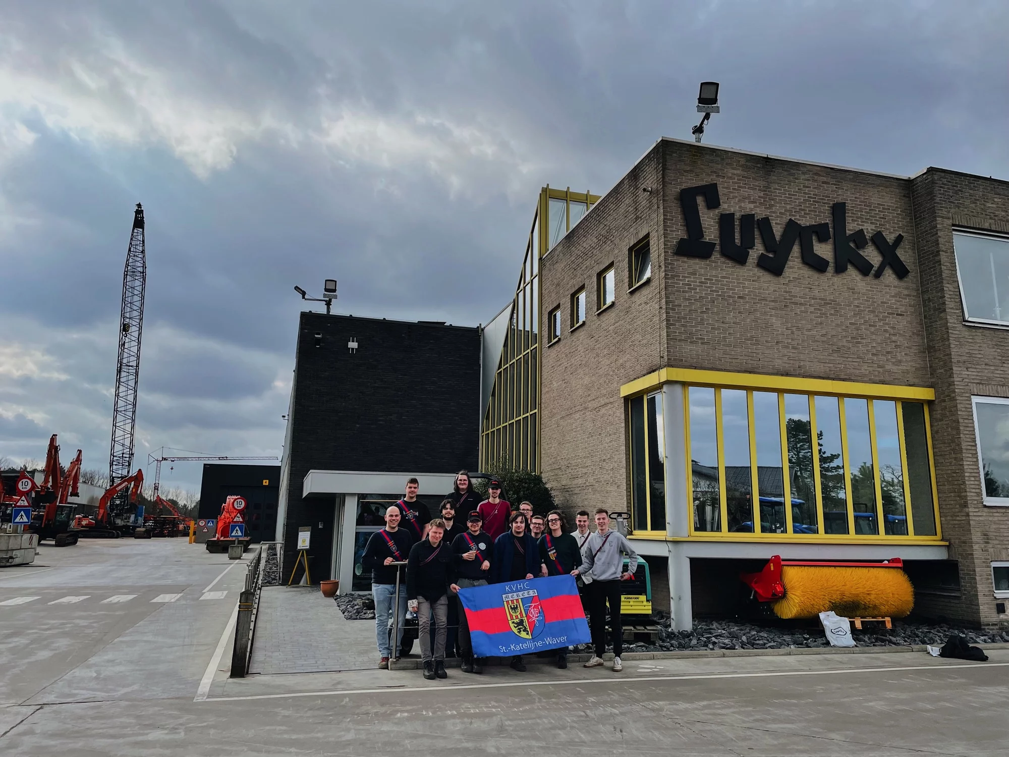 Visite d'entreprise de l'association d'étudiants KVHC Mereta