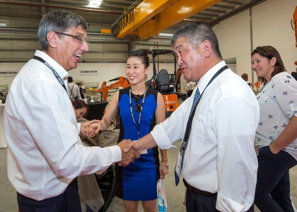 OUVERTURE  des nouvelles infrastructures Middle East Crane