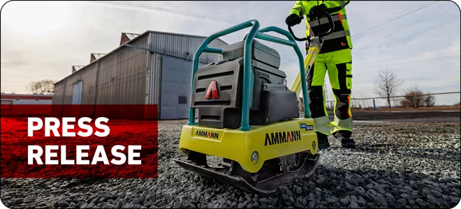 Ammann dévoile un compacteur à plaque réversible à entraînement électrique