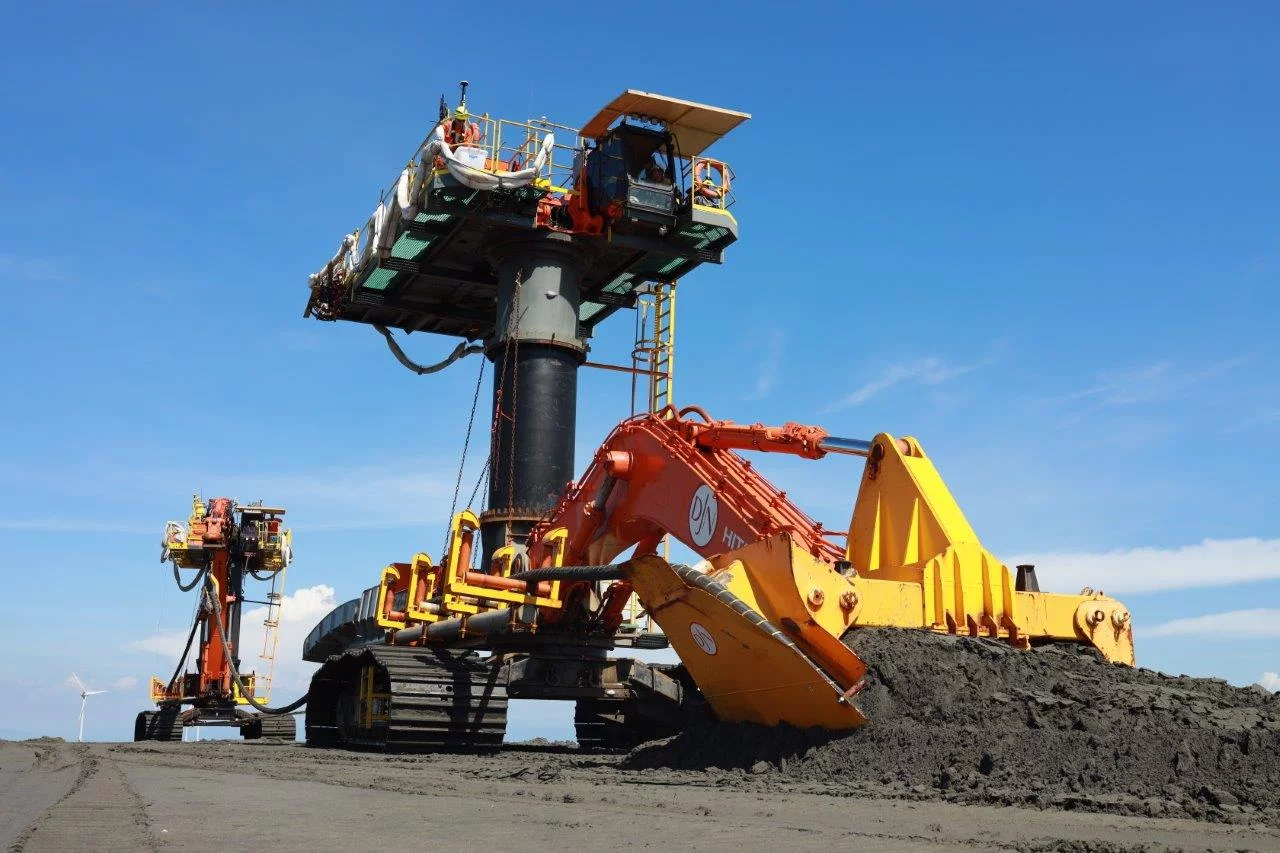 Starfish au travail dans un parc éolien impressionant à Taiwan