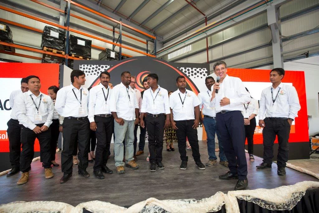 OUVERTURE  des nouvelles infrastructures Middle East Crane