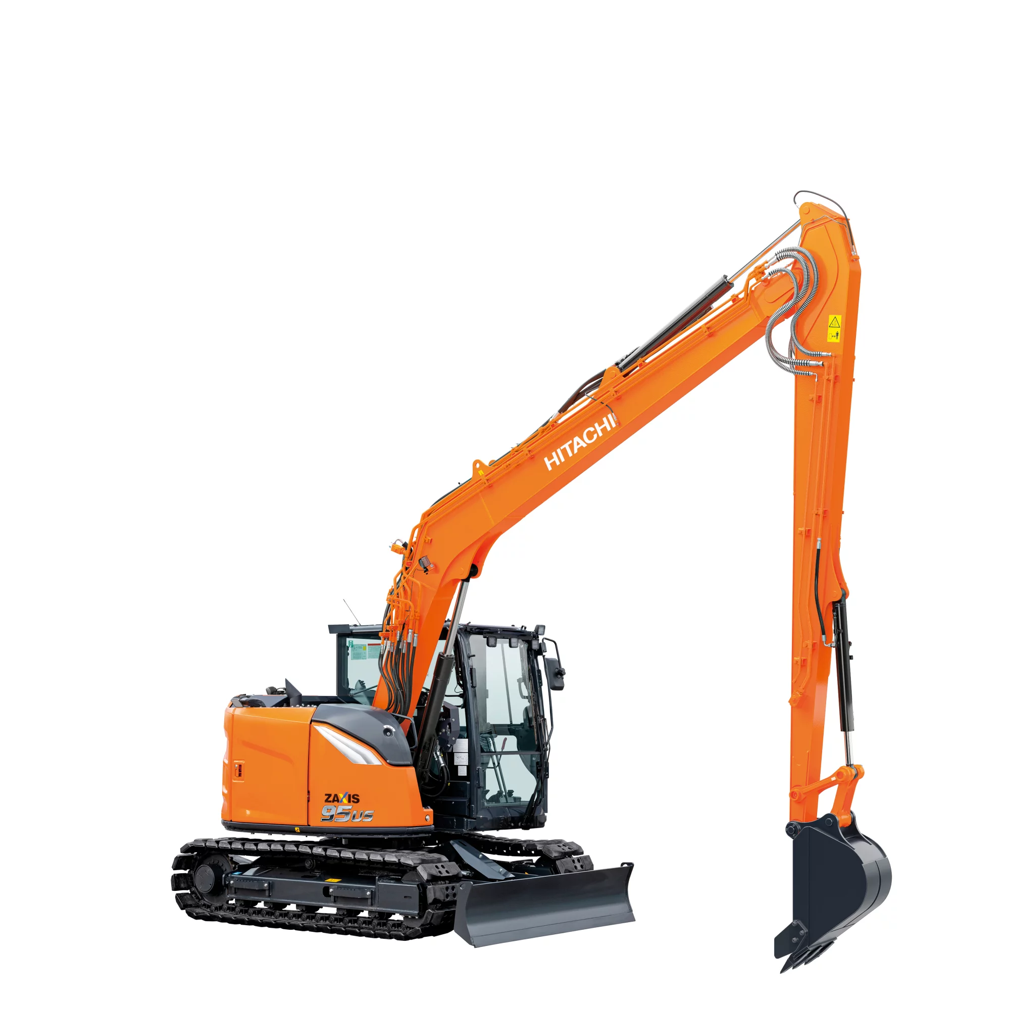 ZX95US-7 SLF: Grote reikwijdte en nauwkeurig egaliseren in de krapste ruimtes