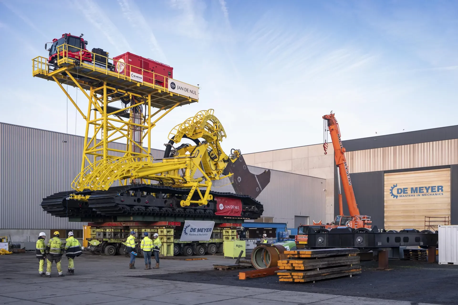 Luyckx integreert PistenBully en machinesturing op Jan De Nul’s Sunfish kabeltrencher