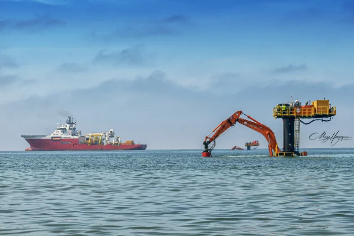 Starfish ZX890LCH-7 ingezet op THOR-windfarm in Denemarken