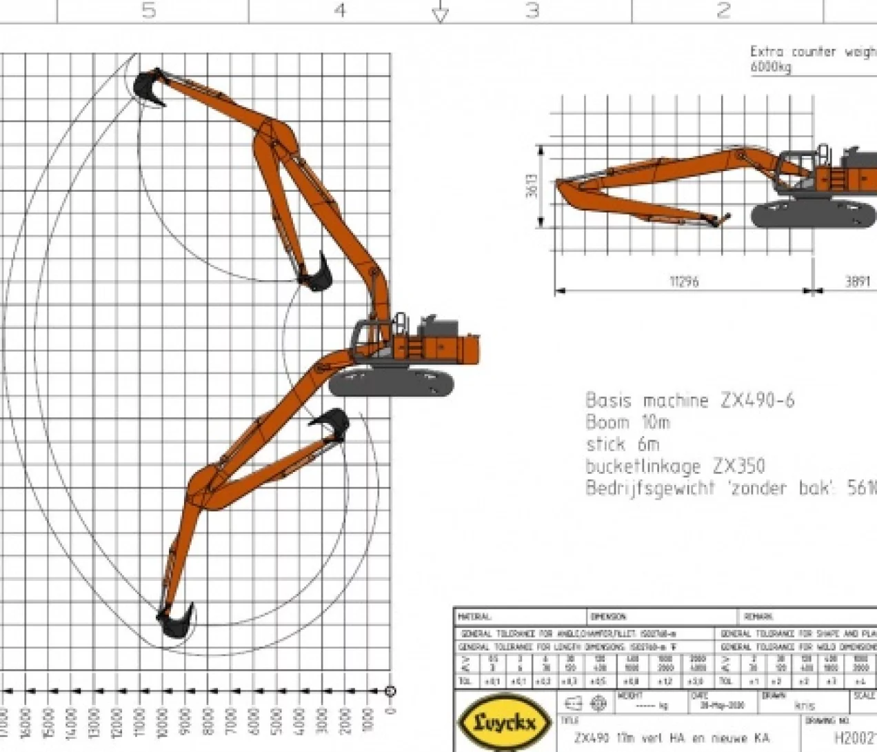 Afbeelding Luyckx Special Applications ZX470 | 490 SLF 17m