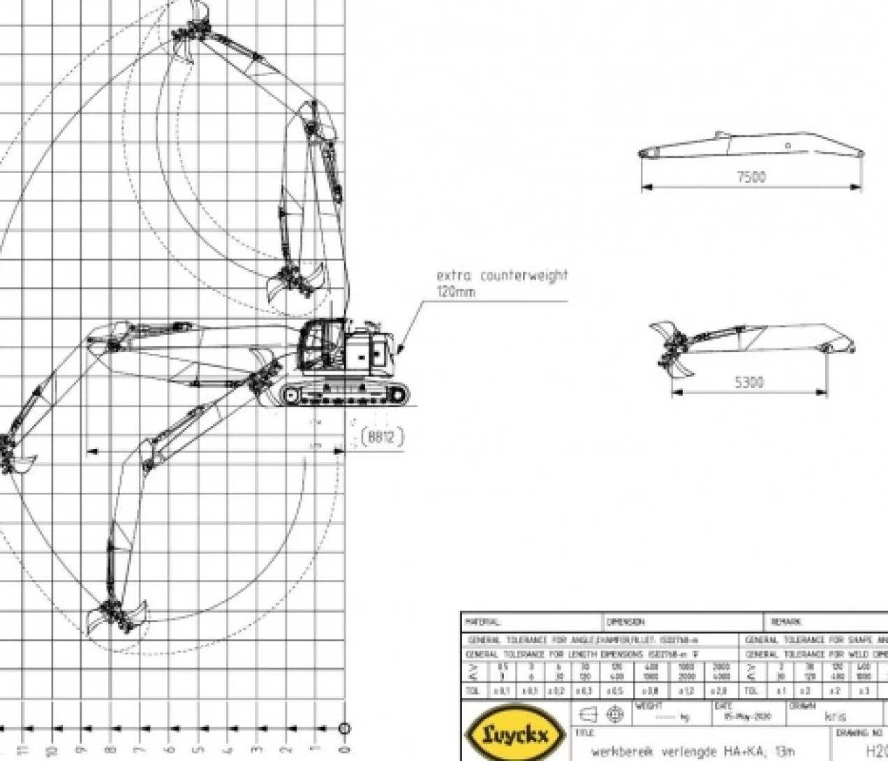 Afbeelding Luyckx Special Applications ZX225 SLF 13m