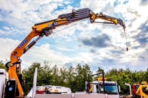 Mounted truck cranes