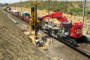 Railway excavators