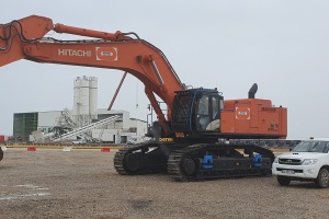Mounting of ZX870 for Bouygues