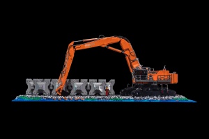 Modèle réduit Lego® EX1900 SL 40 mètres et EX1200-7 avec 2-piece boom