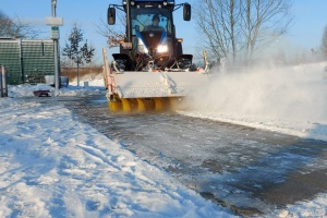 Winter service City of Antwerp with 13 New Holland tractors