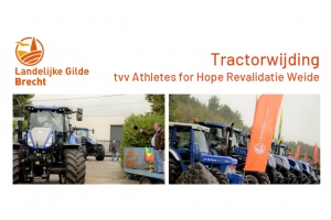 Dévoilement d'un tracteur au profit de la prairie de rééducation Athletes for Hope