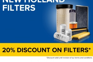 ​ENJOY 20% DISCOUNT ON ORIGINAL NEW HOLLAND FILTERS