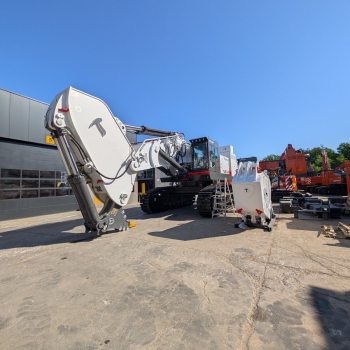 Eiffage choisit les pelles Hitachi EX1200-7 avec Sunton Ripper pour la construction des réacteurs EPR2 à Penly