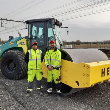 Ammann Compactors Lay Foundation for Rail Line Expansion by Hens