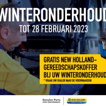 Entretien hivernal 2022 - 2023 : le moment de faire un check-up de votre machine New Holland