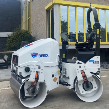 Belgian Scoop: First Electric Ammann Roller eARX 26-2 at BESIX Infra