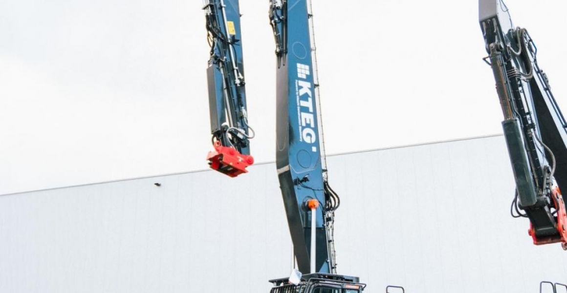 Hitachi KTEG high-reach excavator boosts productivity on demolition projects