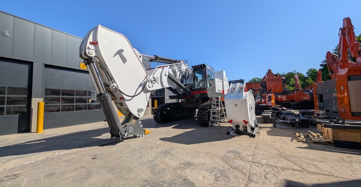 ​Eiffage kiest voor Hitachi EX1200-7 graafmachines met Sunton Ripper bij bouw EPR2-reactoren in Penly