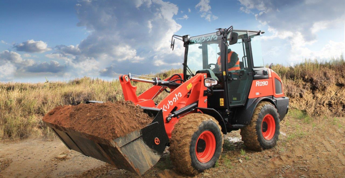 Kubota launches next‐generation R070 and R090 wheel loaders
