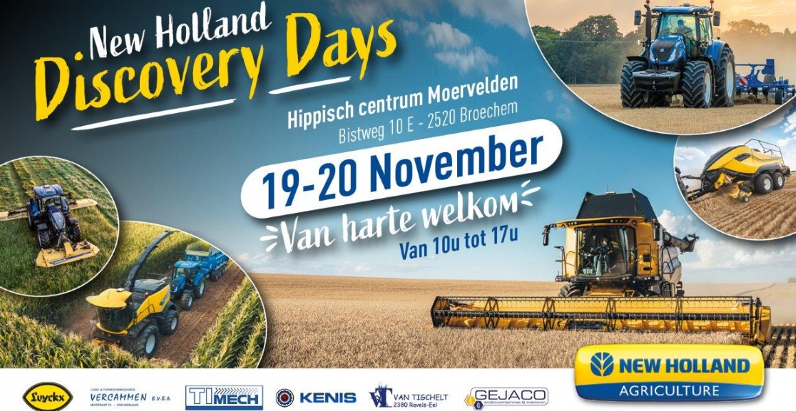 Reminder: Visit us at New Holland's Discovery Days