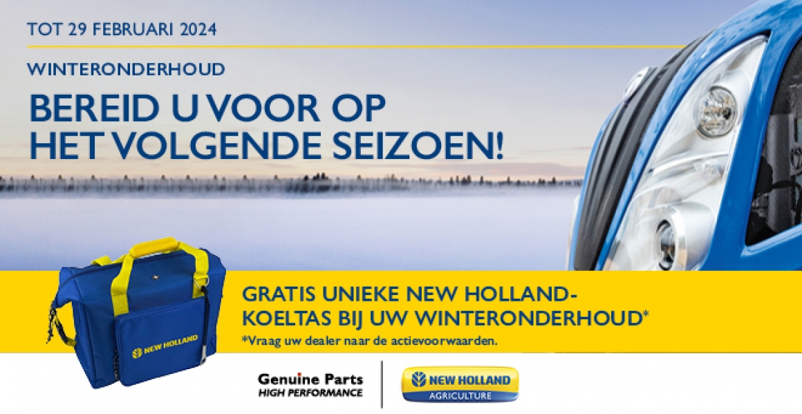Winter maintenance 2023 - 2024: time for a check-up of your New Holland